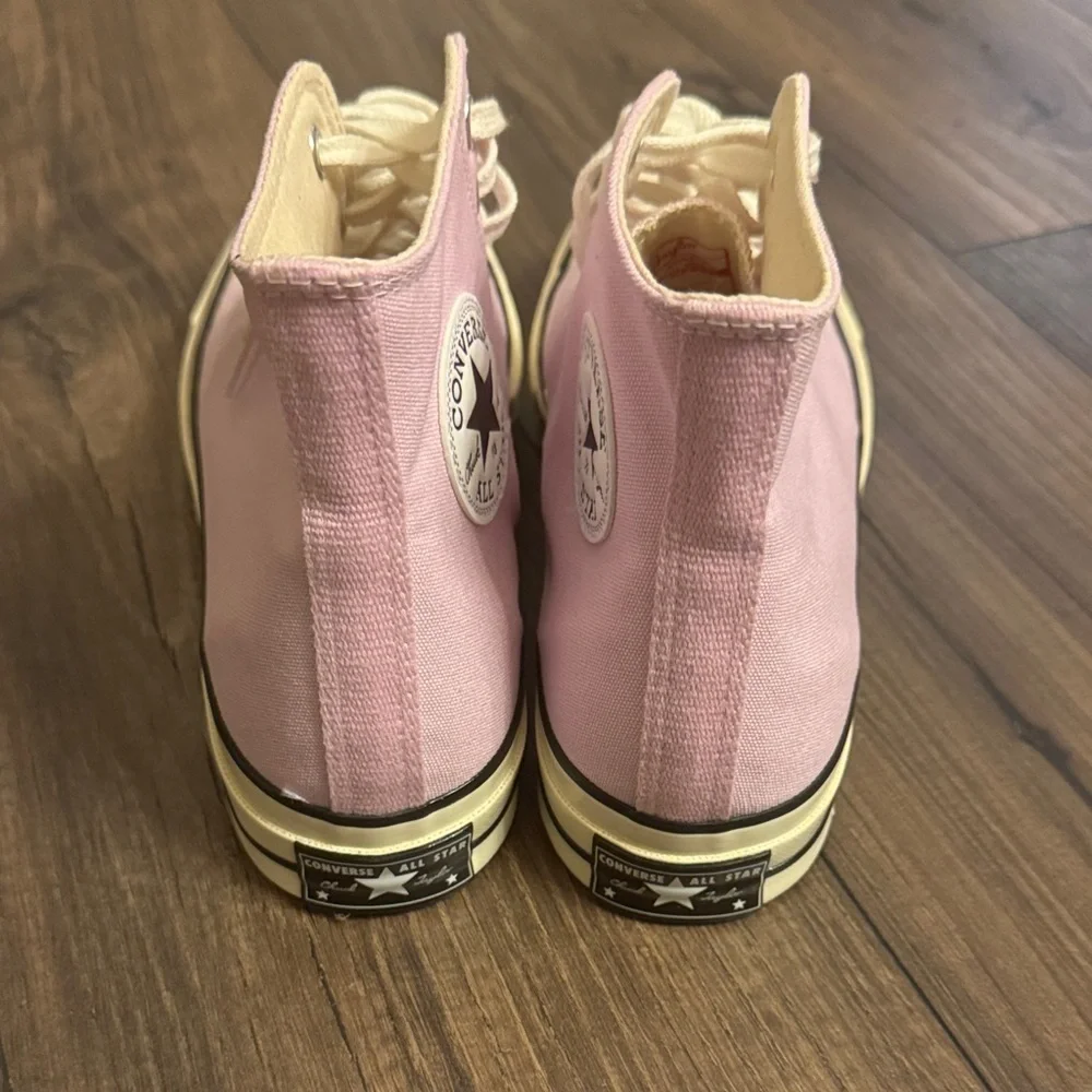 Converse Light Purple and White High-Top Sneakers